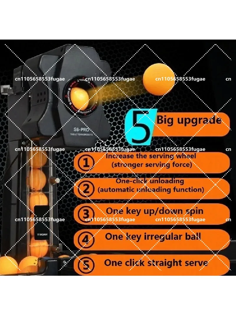 Automatic Table Tennis Serving Robot with Net, Household Ping Pong Training Practice Equipment