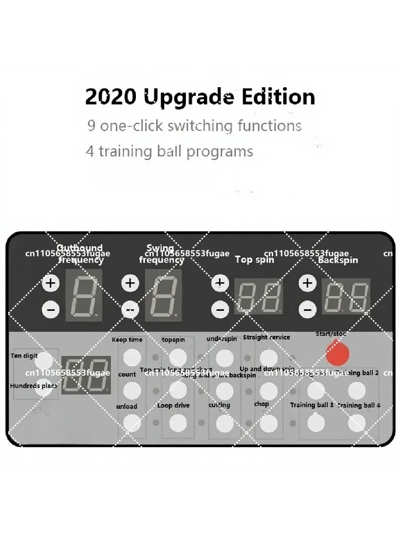 Automatic Table Tennis Serving Robot with Net, Household Ping Pong Training Practice Equipment