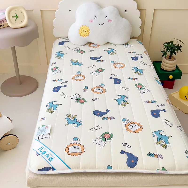 Baby Mattress Kindergarten Children's Nap Mat Detachable Washed Top And Bottom Mattress For Kids Nursery Nap Bed Thick Crib Pad