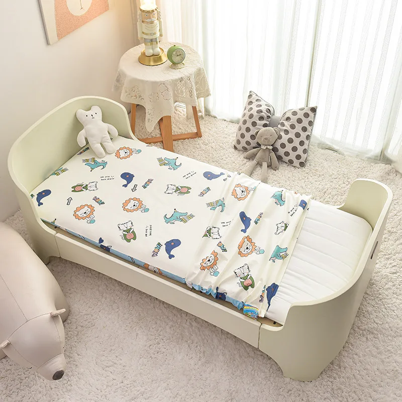 Baby Mattress Kindergarten Children's Nap Mat Detachable Washed Top And Bottom Mattress For Kids Nursery Nap Bed Thick Crib Pad