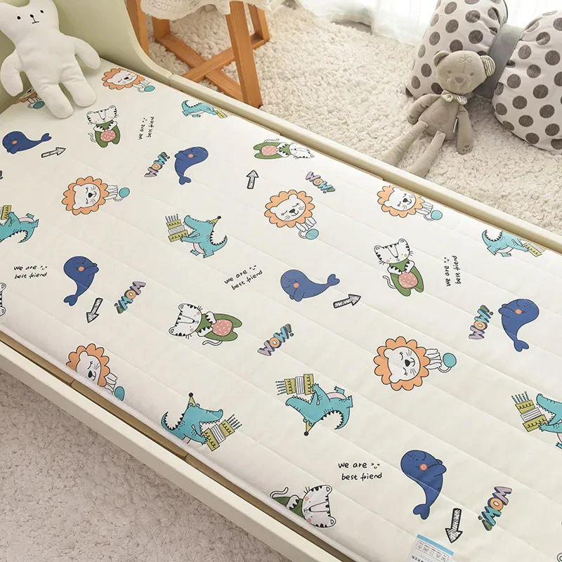 Baby Mattress Kindergarten Children's Nap Mat Detachable Washed Top And Bottom Mattress For Kids Nursery Nap Bed Thick Crib Pad