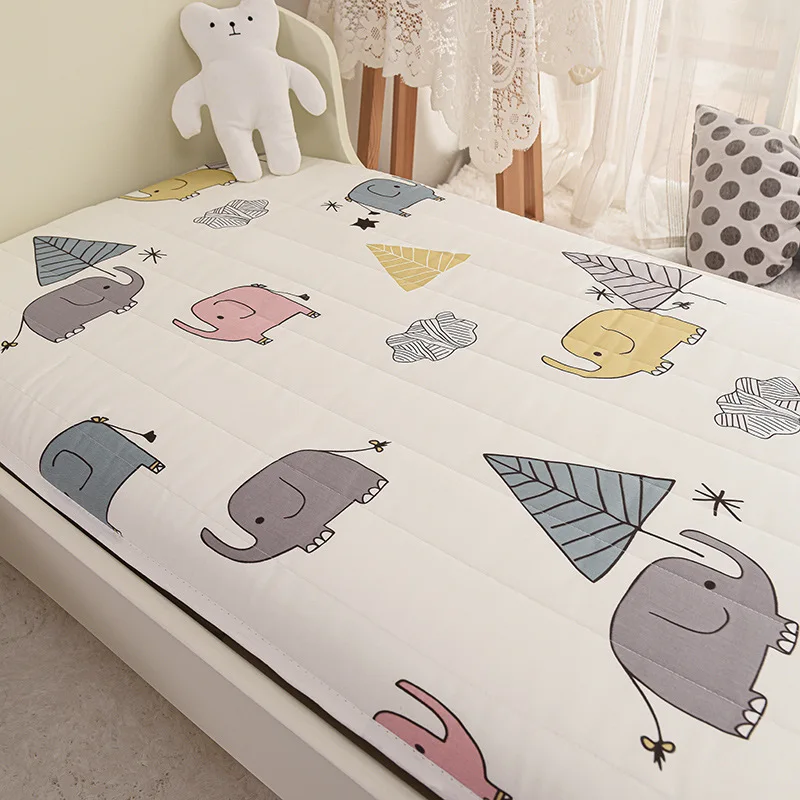 Baby Mattress Kindergarten Children's Nap Mat Detachable Washed Top And Bottom Mattress For Kids Nursery Nap Bed Thick Crib Pad