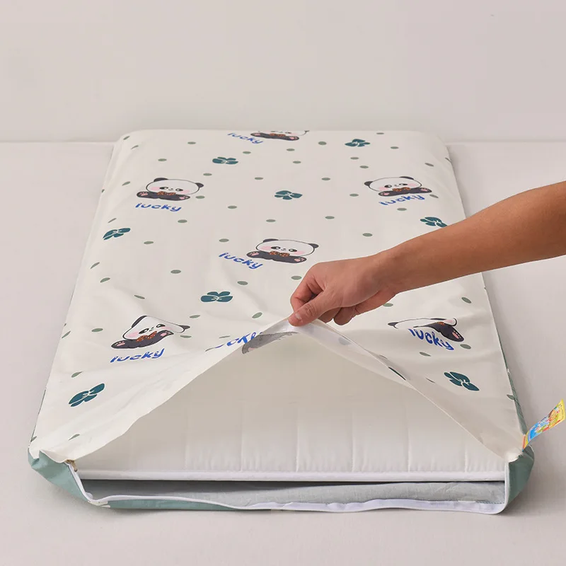 Baby Mattress Kindergarten Children's Nap Mat Detachable Washed Top And Bottom Mattress For Kids Nursery Nap Bed Thick Crib Pad