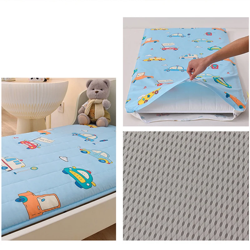 Baby Mattress Kindergarten Children's Nap Mat Detachable Washed Top And Bottom Mattress For Kids Nursery Nap Bed Thick Crib Pad