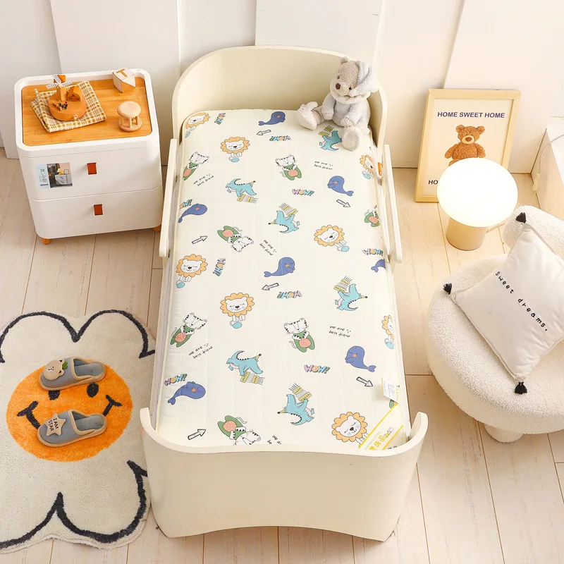 Baby Mattress Kindergarten Children's Nap Mat Detachable Washed Top And Bottom Mattress For Kids Nursery Nap Bed Thick Crib Pad