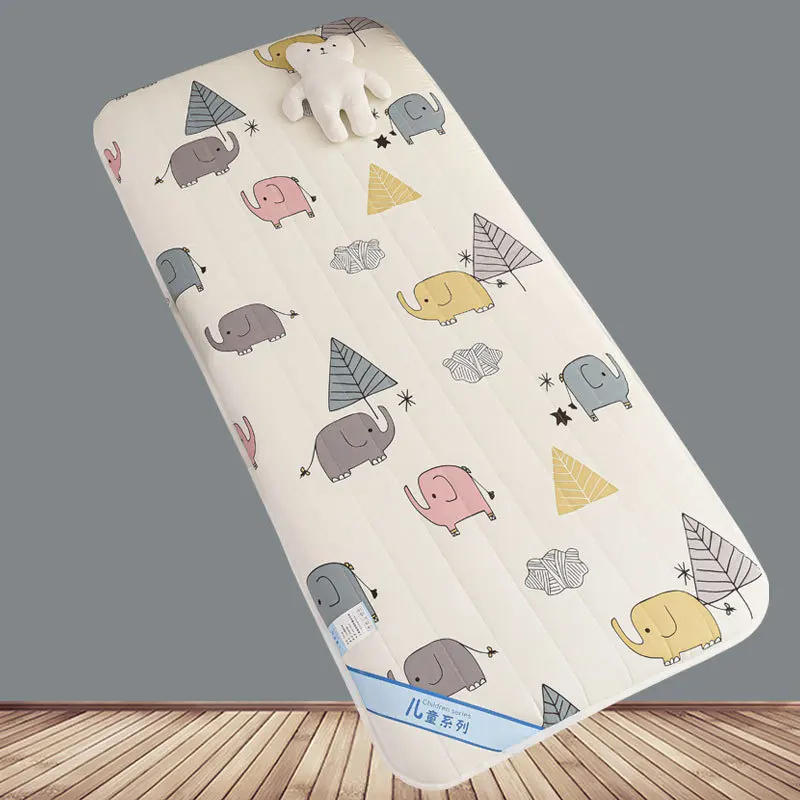 Baby Mattress Kindergarten Children's Nap Mat Detachable Washed Top And Bottom Mattress For Kids Nursery Nap Bed Thick Crib Pad