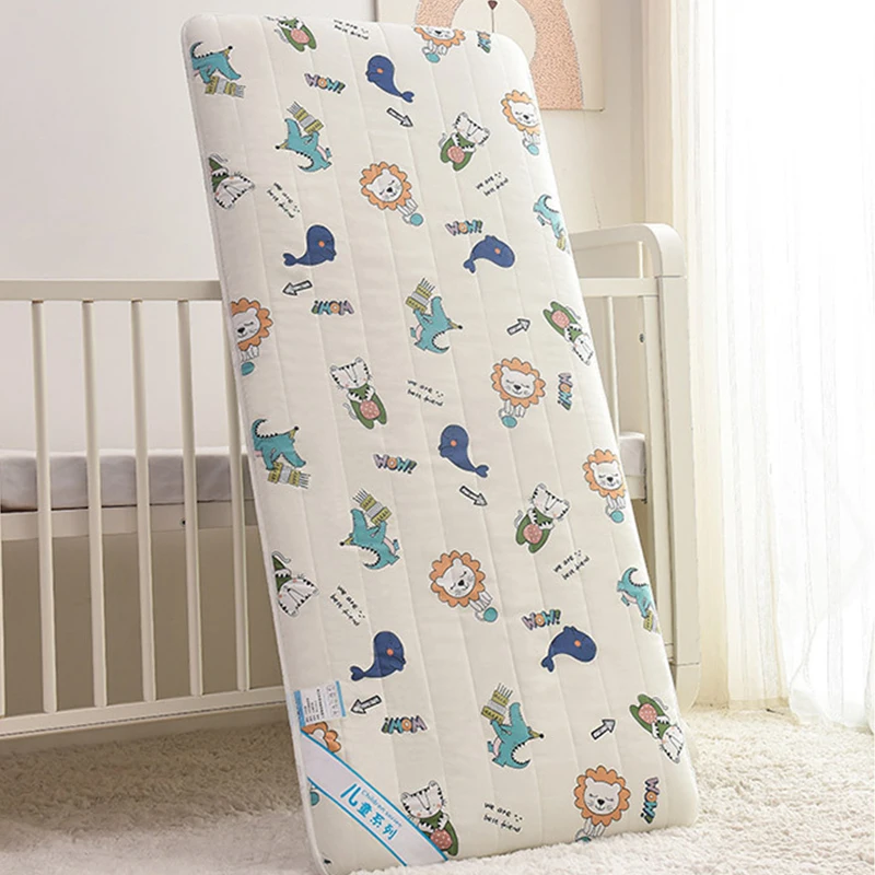 Baby Mattress Kindergarten Children's Nap Mat Detachable Washed Top And Bottom Mattress For Kids Nursery Nap Bed Thick Crib Pad