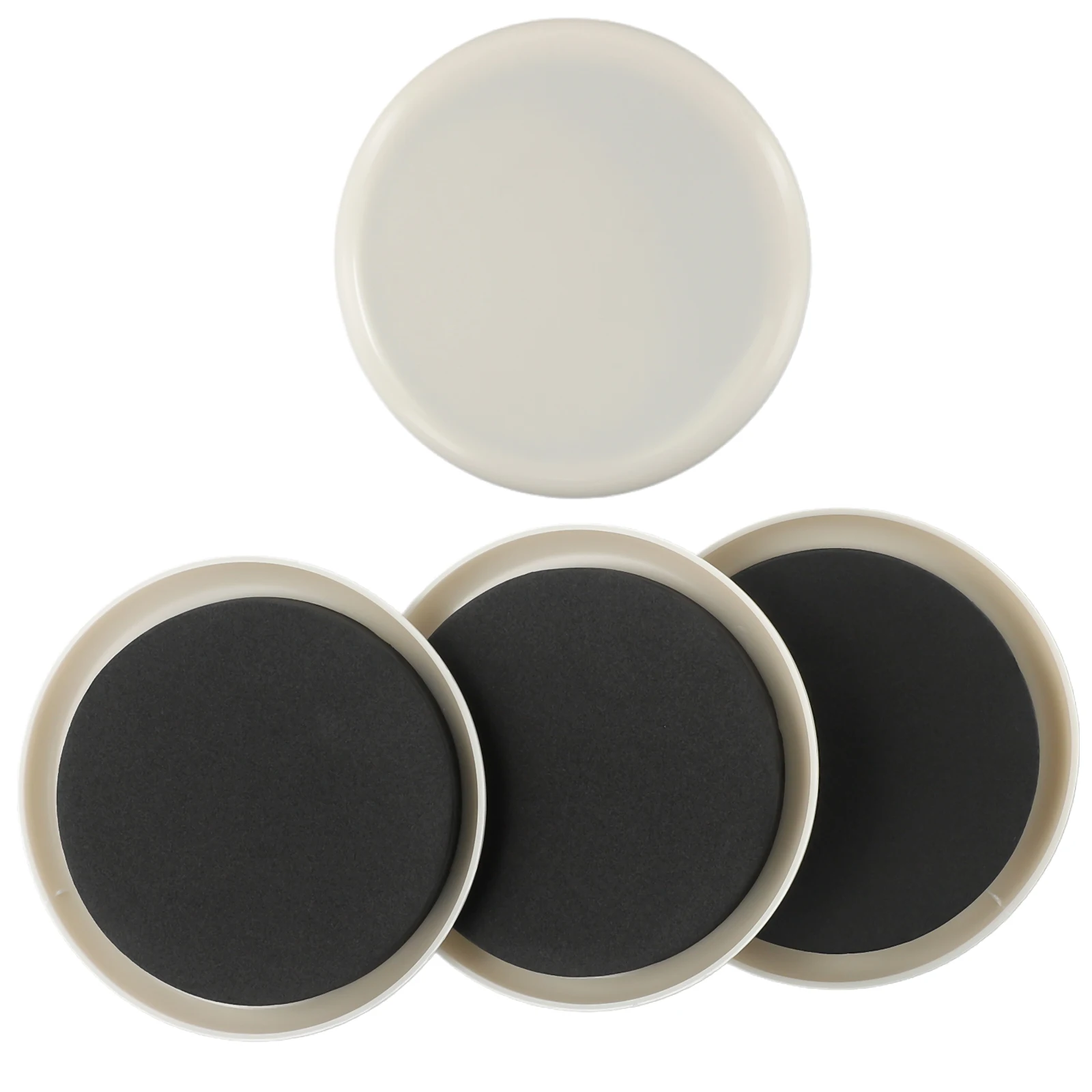 4pcs EVA Furniture Sliders Legs Pads For Carpet Surfaces Construction Prevents Carpet Damage During Furniture Movement
