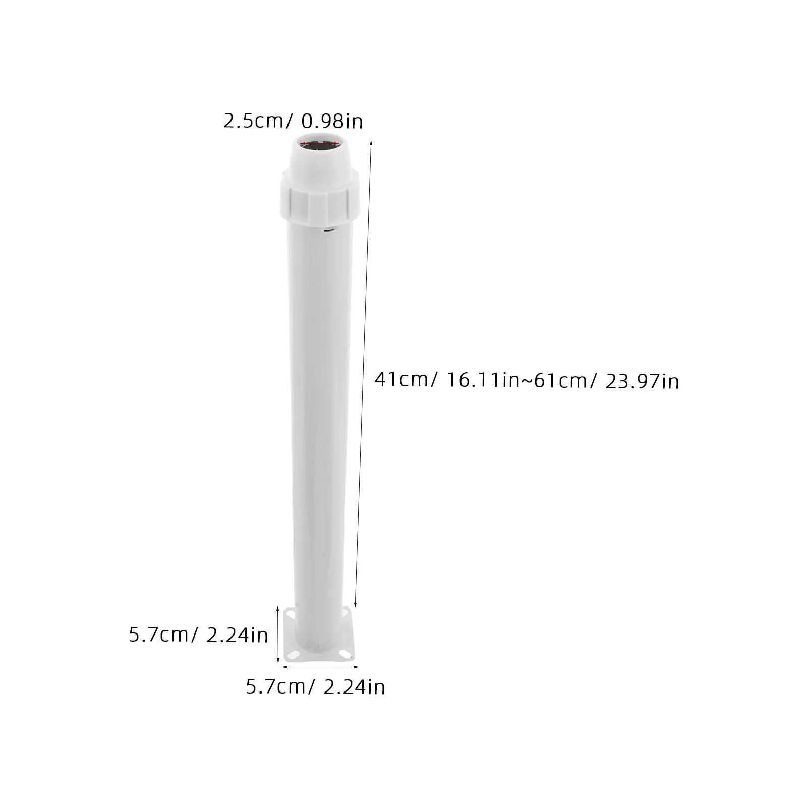 Standing Fan Support Pole, 41-61cm Adjustable Electric Fan Standing Pole Replacement For Pedestal Support Rod Extender