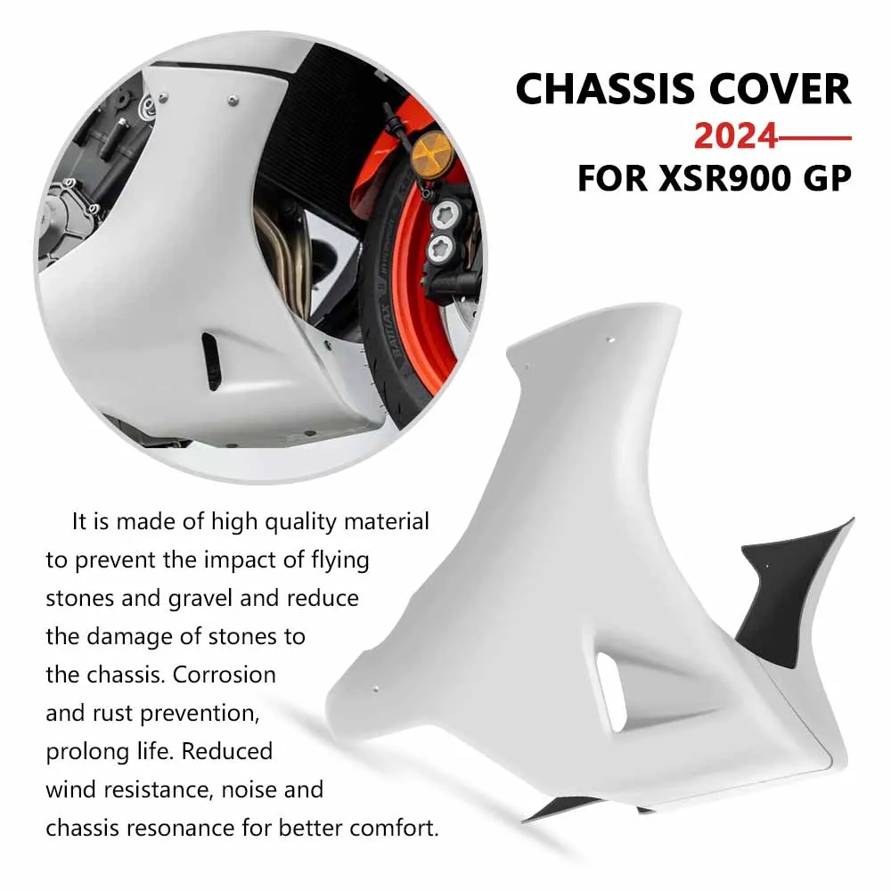 X-T For Motorcycle Accessories Engine Chassis Shroud Fairing Exhaust Shield Guard Protection Cover XSR900GP XSR900 GP 2024 2025