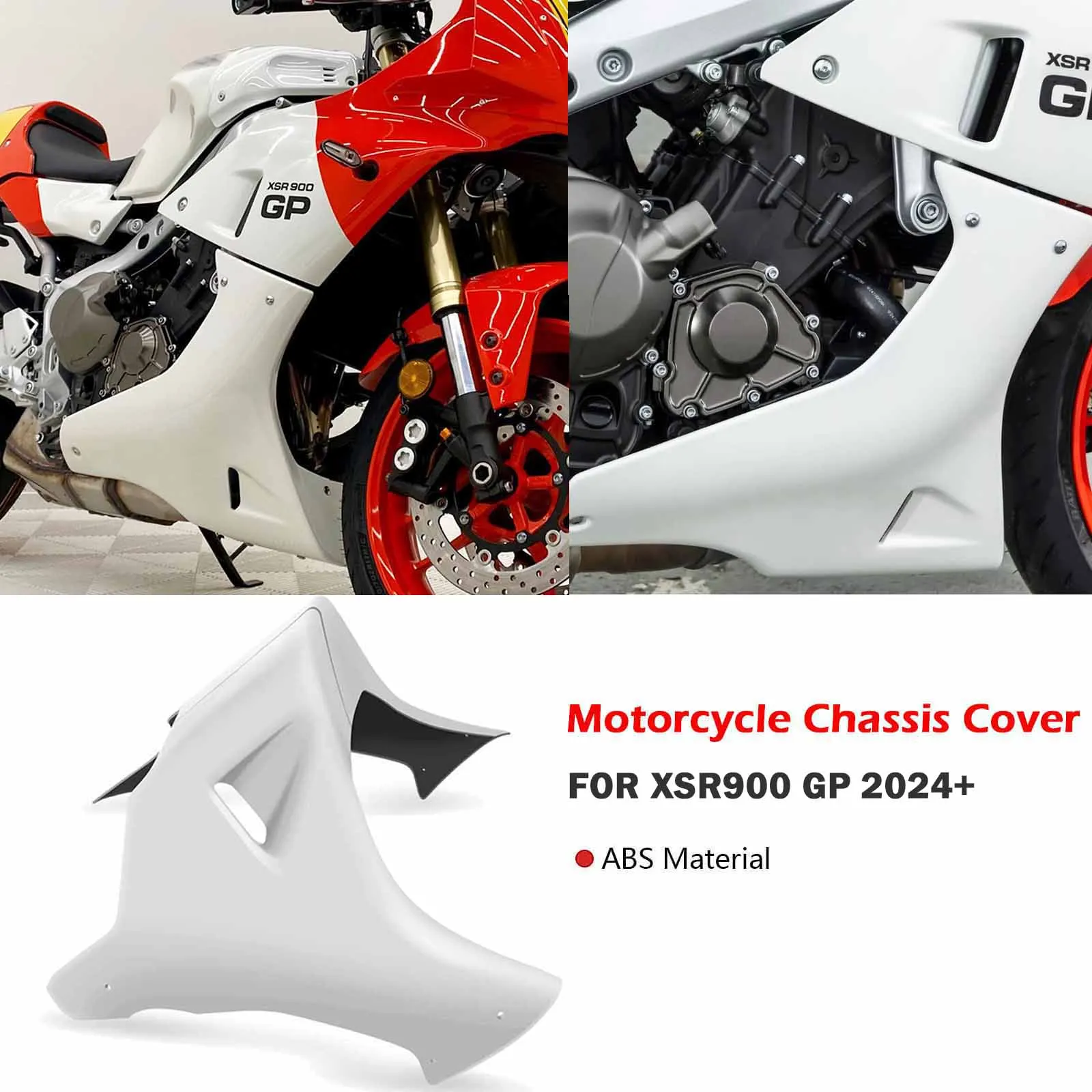 X-T For Motorcycle Accessories Engine Chassis Shroud Fairing Exhaust Shield Guard Protection Cover XSR900GP XSR900 GP 2024 2025
