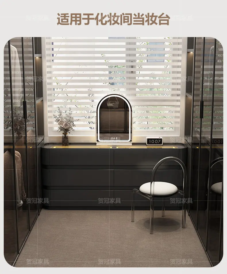 Storage Dresser Cabinets Hidden Black Luxury Collectables Light Cabinets Display Glass Aparadores De Salon Room Furniture