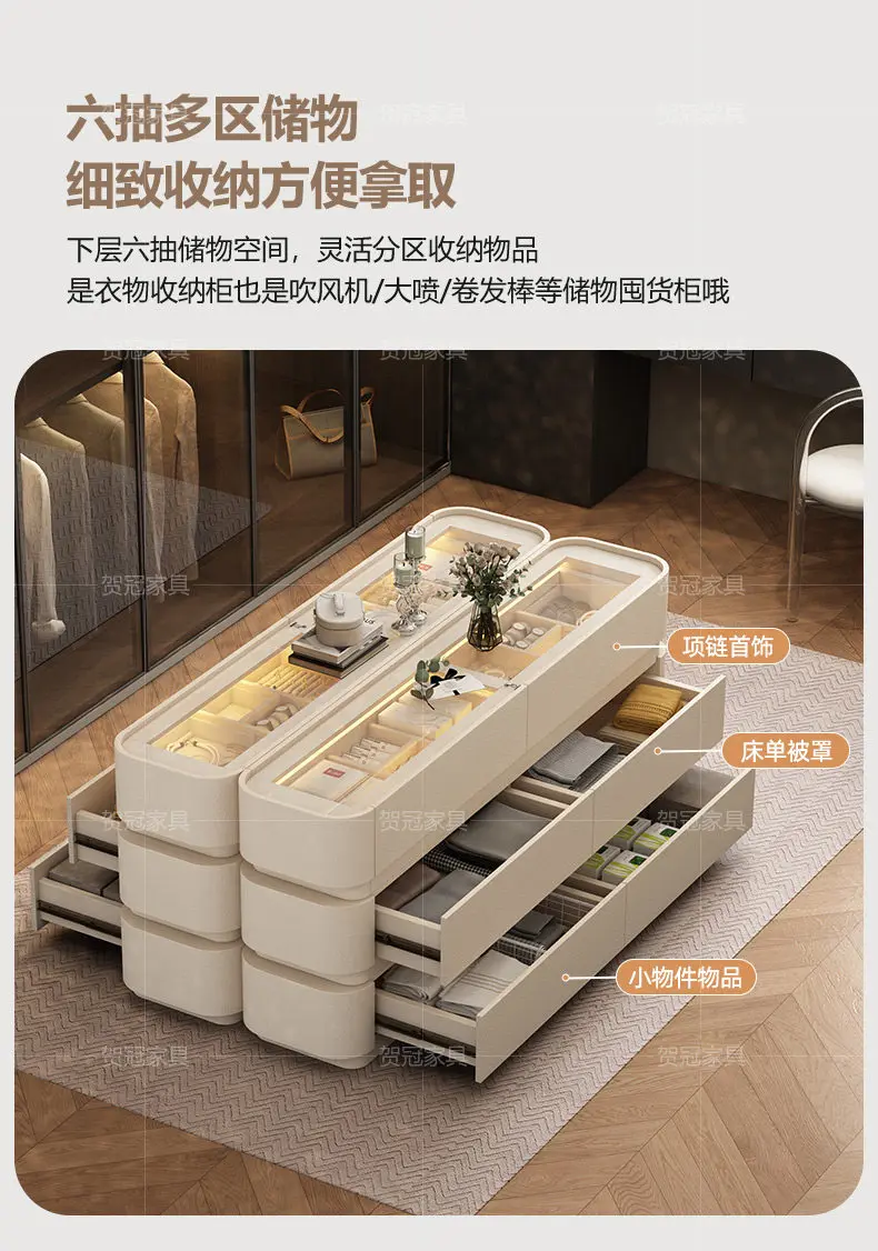 Storage Dresser Cabinets Hidden Black Luxury Collectables Light Cabinets Display Glass Aparadores De Salon Room Furniture