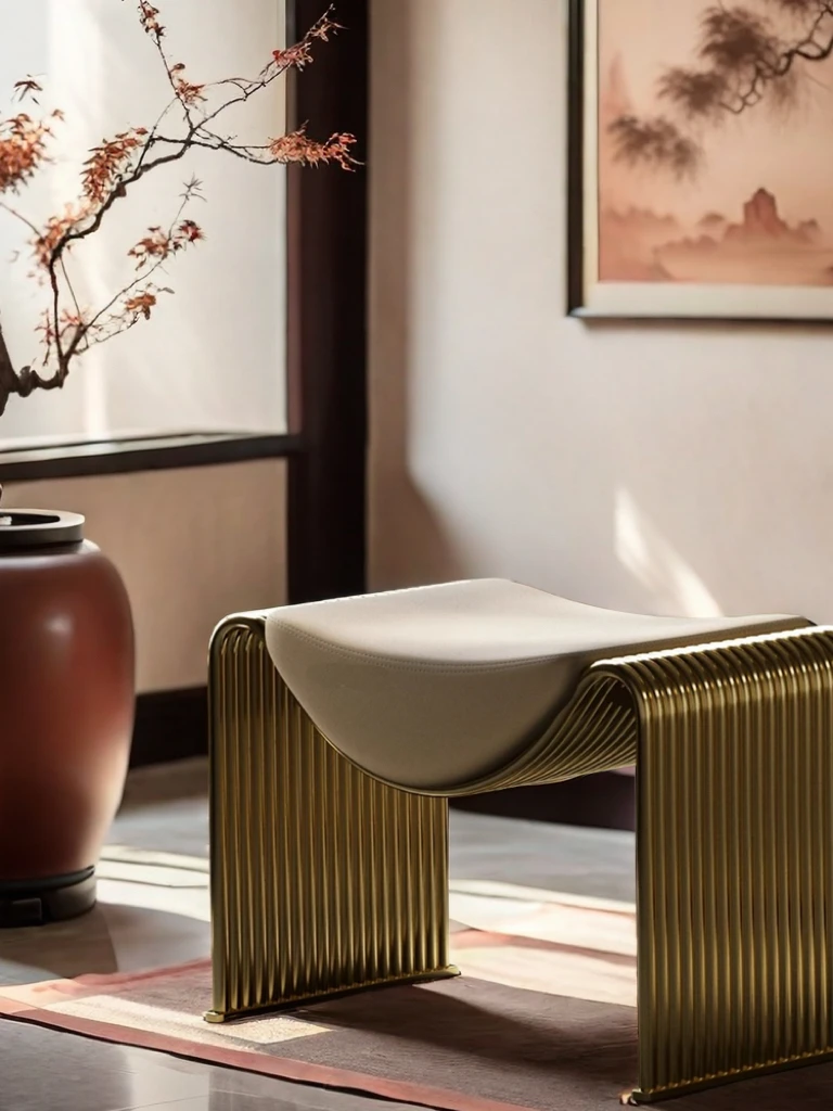Luxury Shoe Changing Stools Sofa,Bedroom Dressing Chair,Clothing Store Dressing Room Furniture,living Room Reception Stool