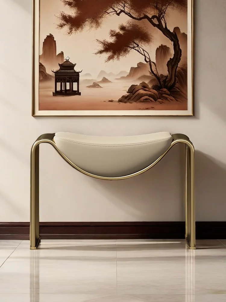 Luxury Shoe Changing Stools Sofa,Bedroom Dressing Chair,Clothing Store Dressing Room Furniture,living Room Reception Stool