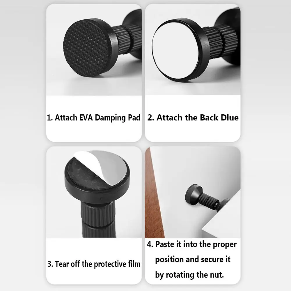 Adjustable Thread Bedside Fixator Headboard Stopper Anti-Shake Tool Bed Frame Funiture Stabilizer