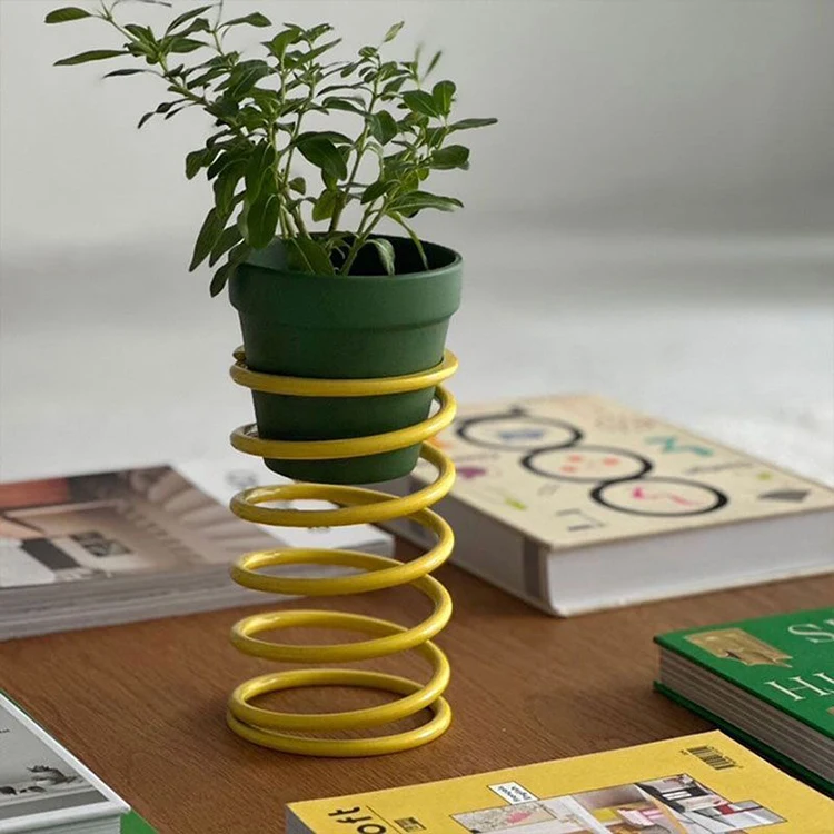 Creative Spring Plant Shelves Corner Decorative Flowerpot Balcony Flowers Display Stand Storage Support Plants Shelf Furniture