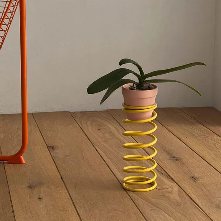 Creative Spring Plant Shelves Corner Decorative Flowerpot Balcony Flowers Display Stand Storage Support Plants Shelf Furniture