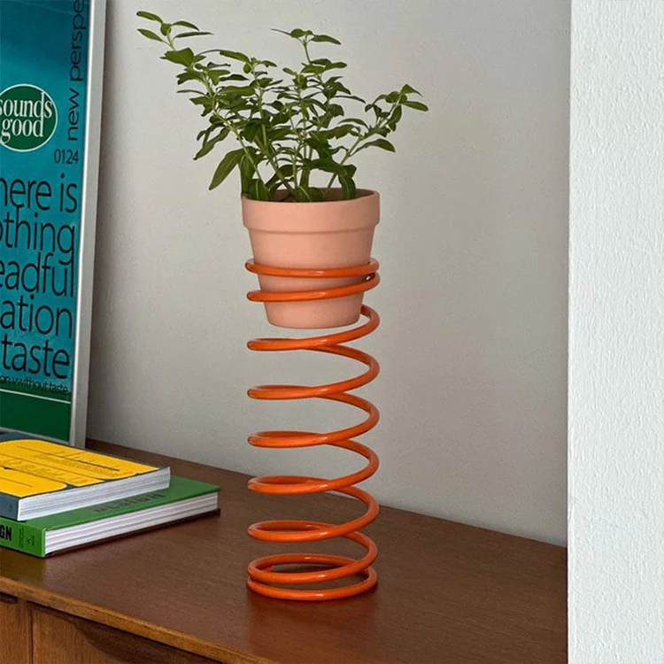 Creative Spring Plant Shelves Corner Decorative Flowerpot Balcony Flowers Display Stand Storage Support Plants Shelf Furniture