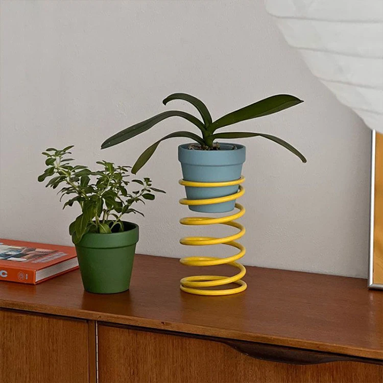 Creative Spring Plant Shelves Corner Decorative Flowerpot Balcony Flowers Display Stand Storage Support Plants Shelf Furniture