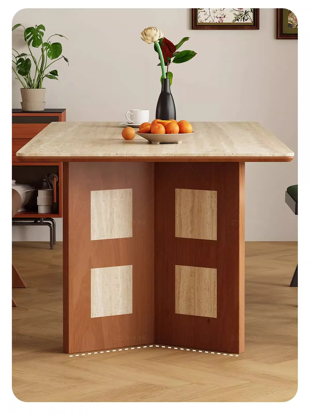 Design Square Dining Tables Nordic Italian Work Wooden Luxury Dining Tables Modern Space Saving Tavolo Pranzo Home Furniture