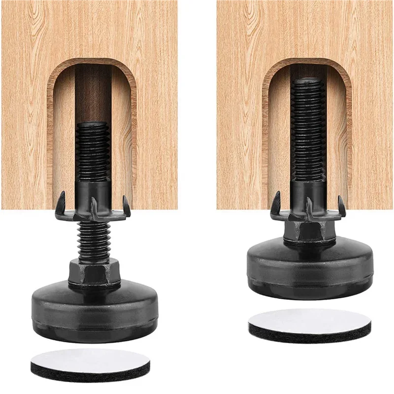 ABXF-16Pcs Furniture Levelers Heavy Duty Furniture Leveling Feet Adjustable Leg Levelers For Cabinets Tables Chairs Raiser