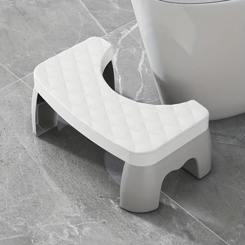 Anti-Slip Toilet Step Stool, Comfort Squat Posture Footrest, Sturdy Portable Bathroom Stool for Adults & Kids