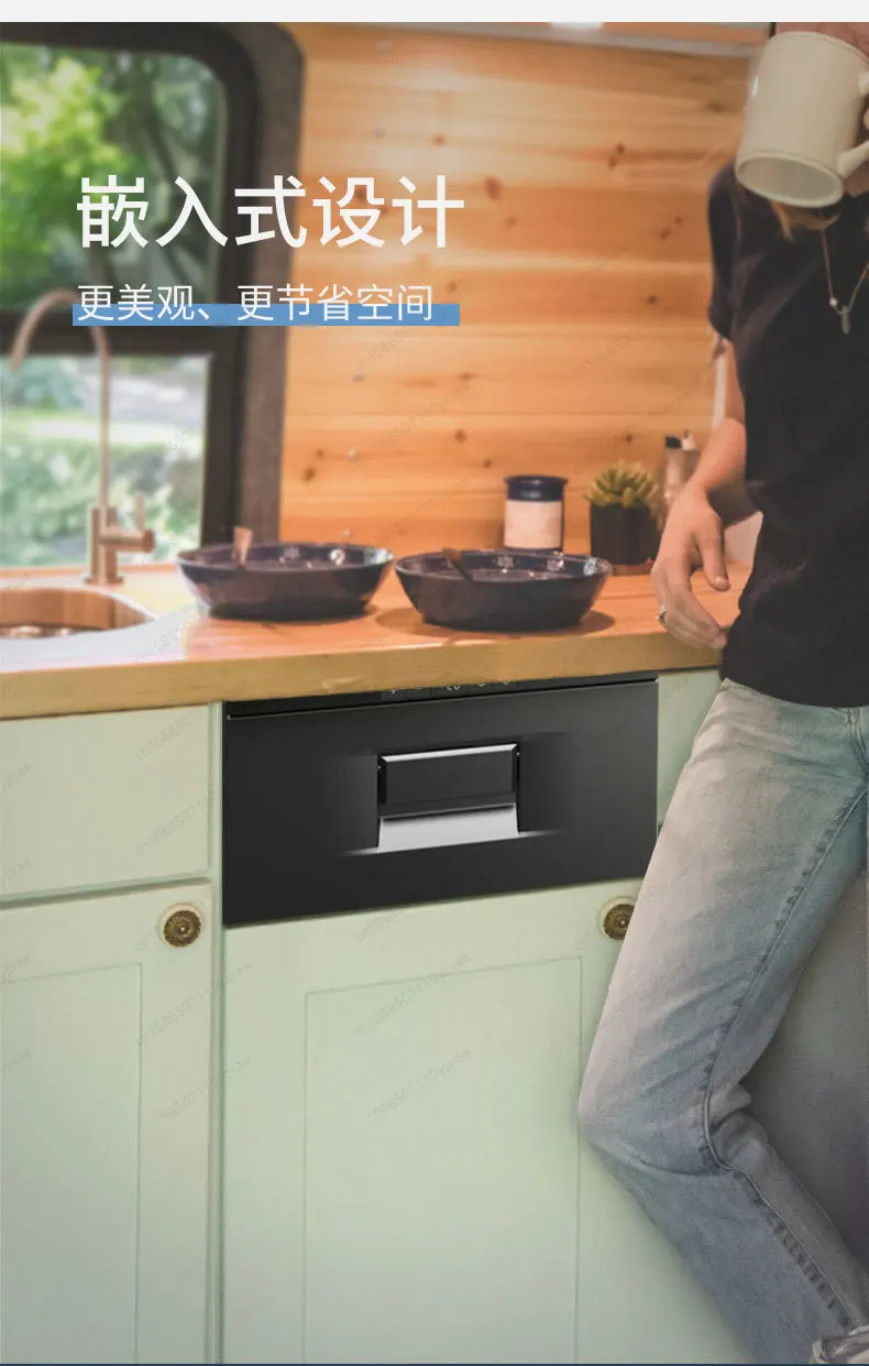 Drawer type car refrigerator, compressor refrigeration 12v24v refrigeration, embedded