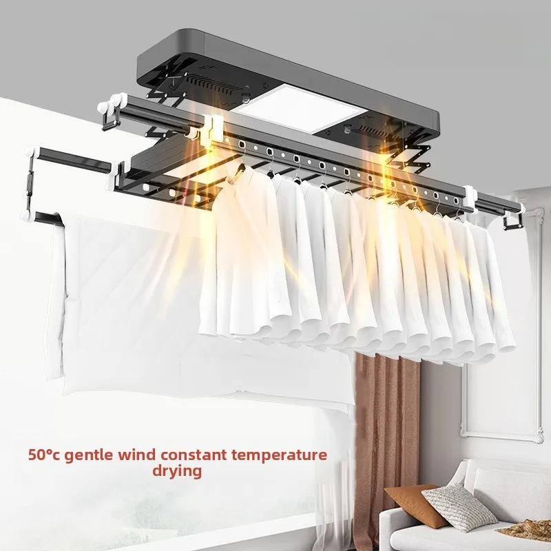 Intelligent remote control household balcony electric drying rack lifting and retractable clothes drying voice voice control