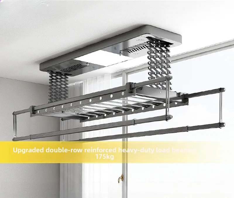 Intelligent remote control household balcony electric drying rack lifting and retractable clothes drying voice voice control
