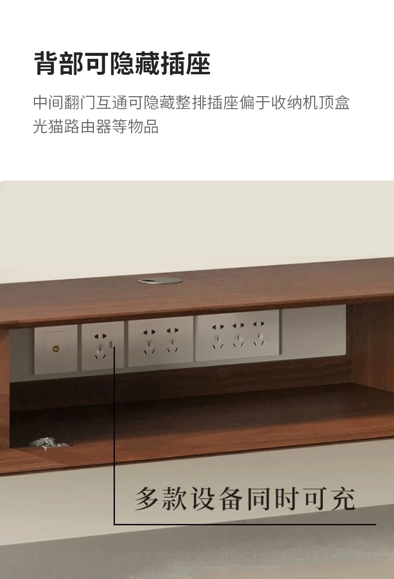 Retro Monitor Tv Stands Wood Wall Shelf Entertainment Office Tv Table Cabinets Aesthetic Muebles Para Tv Chinese Style Furniture