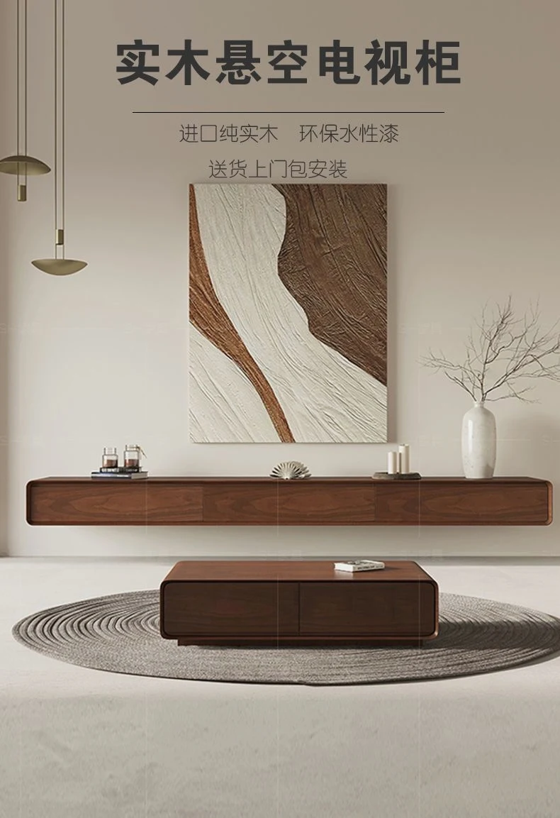Retro Monitor Tv Stands Wood Wall Shelf Entertainment Office Tv Table Cabinets Aesthetic Muebles Para Tv Chinese Style Furniture