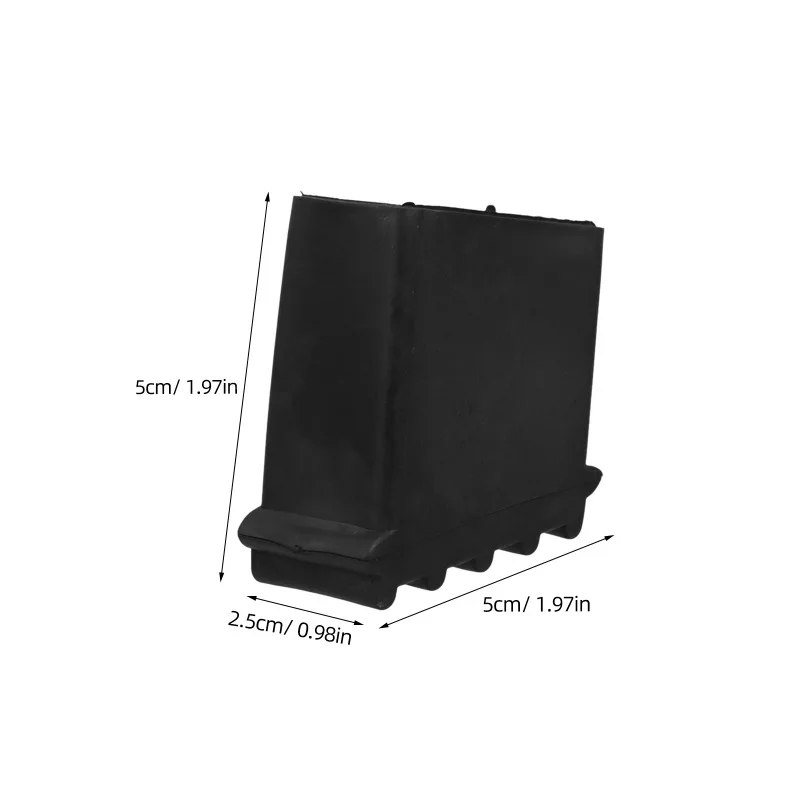 4Pcs Step Ladder Feet Covers Rubber Non-Skid Floor Protection Pads for Ladder Legs Versatile Ladder Leg Covers Stabilizer Pads