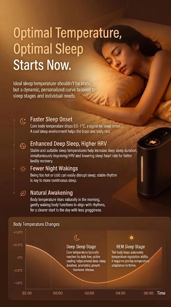 CAT-8Smart Water Circulation Cooling Mattress Cover, Zoned Dual Side Temperature Control for Deep Sleep, Cooling & Heating Temp