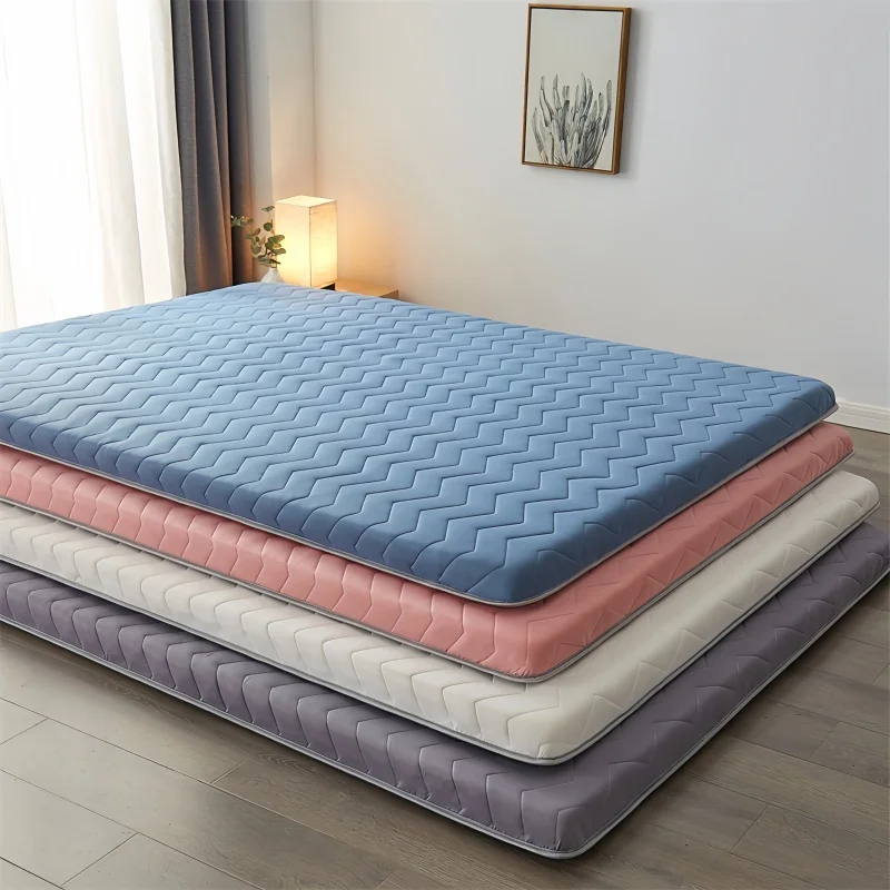 Thickened Latex Mattress Soft Cushion Comfortable Mattress Pad Single Double Mat Foldable Slow Rebound Multi-size Home Mattress