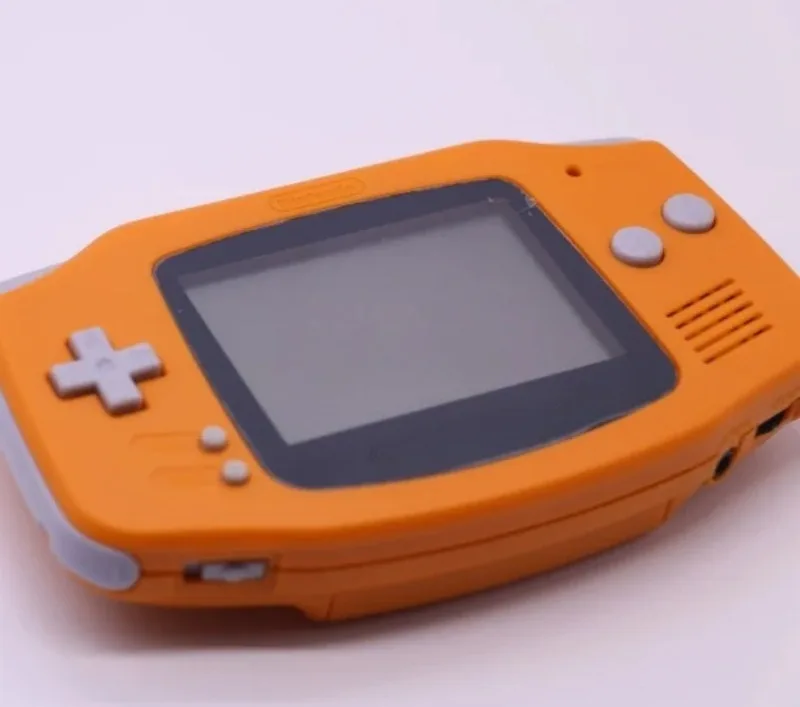 Game Boy Premium GBA Custom Transparent Blue Handheld Console with Original LCD Japanese Version