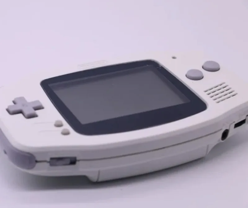 Game Boy Premium GBA Custom Transparent Blue Handheld Console with Original LCD Japanese Version