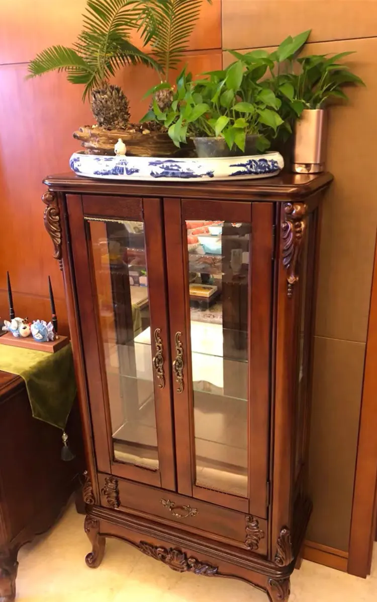 Nordic Wood Living Room Cabinets Organizer Display Storage Corner Cabinets Accent Craft Jewelry Hallway Vitrina Home Furniture