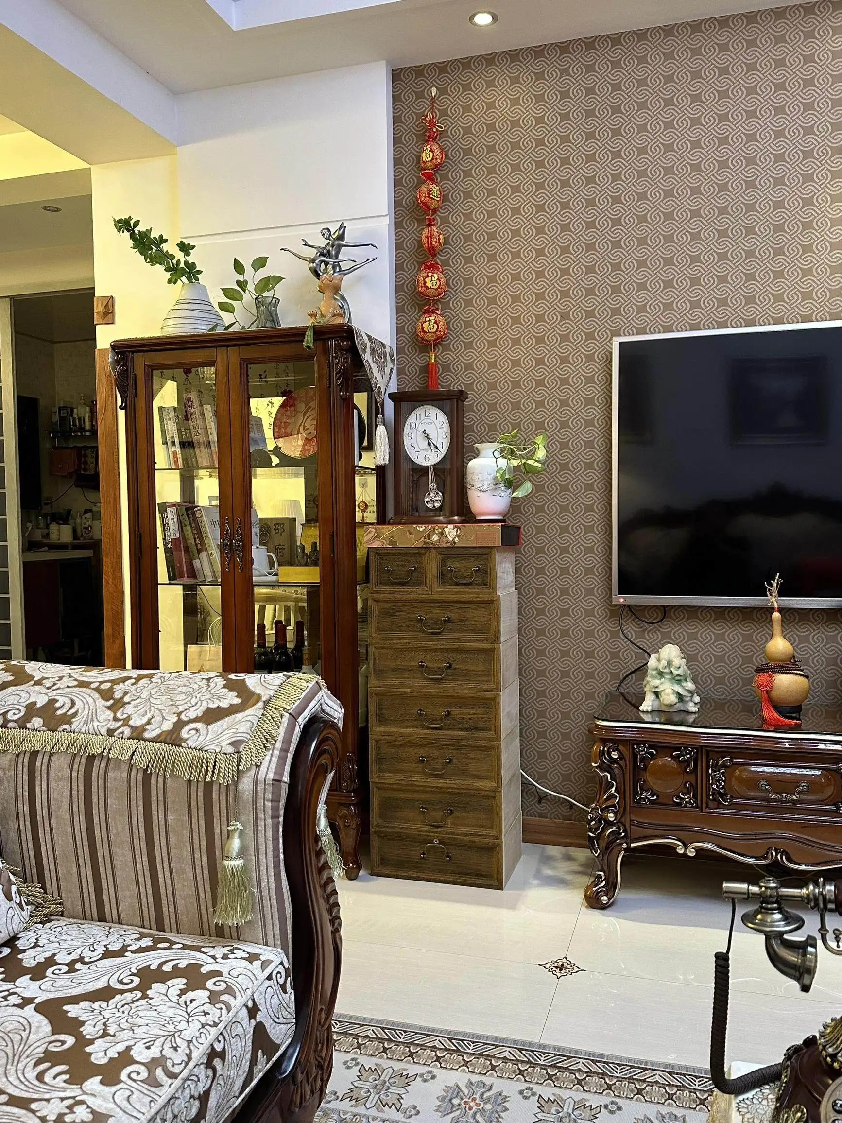 Nordic Wood Living Room Cabinets Organizer Display Storage Corner Cabinets Accent Craft Jewelry Hallway Vitrina Home Furniture