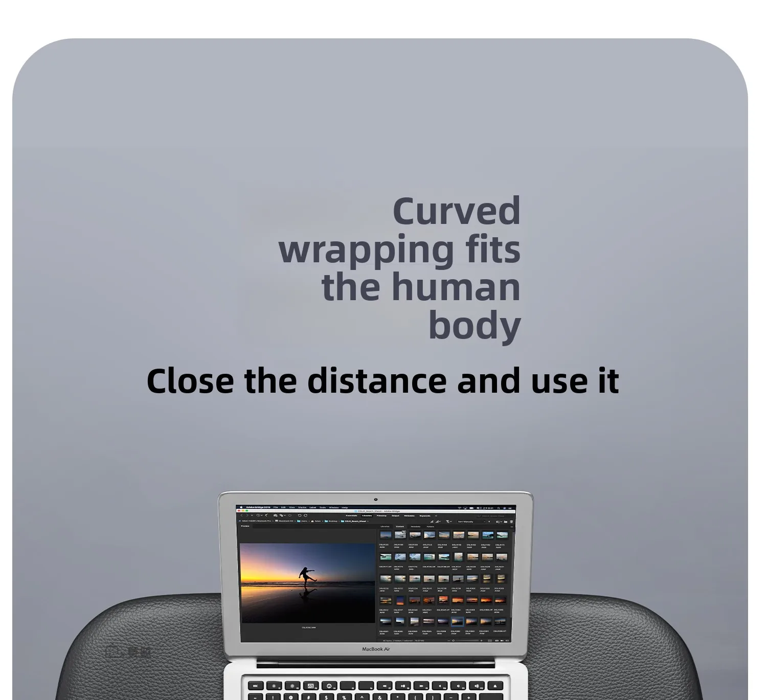 Foldable Laptop Desk Adjustable Bed Table for Study Office Gaming Sofa Dorm Student