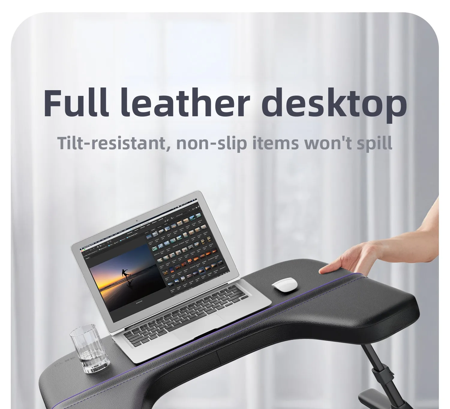 Foldable Laptop Desk Adjustable Bed Table for Study Office Gaming Sofa Dorm Student