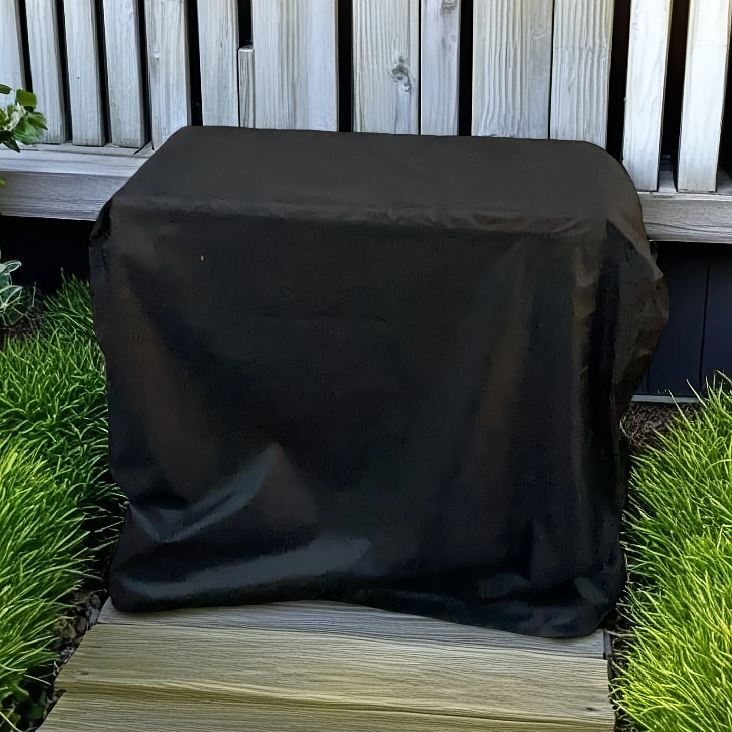 Black Prep Table Cover, Outdoor Bar Table Stainless Steel Table Cover Portable Cooling Cart Cover Patio Storage Cabinet Cover