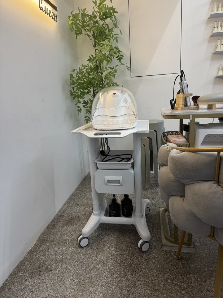 Beauty Salon Rolling Cart Mobile Skincare Instrument Trolley Multi-Tier Tool Organizer Drawer Heavy-Duty Cosmetic Storage Rack