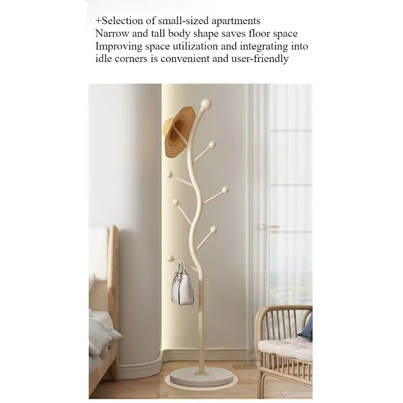 Italian light luxury coat rack floor-to-ceiling bedroom bedside personalized clothes storage rack simple home Internet