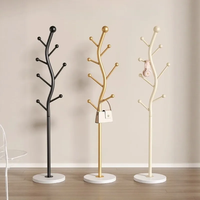 Italian light luxury coat rack floor-to-ceiling bedroom bedside personalized clothes storage rack simple home Internet