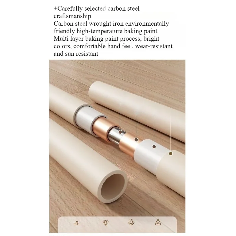 Italian light luxury coat rack floor-to-ceiling bedroom bedside personalized clothes storage rack simple home Internet