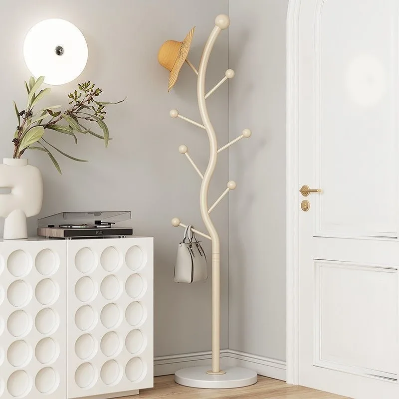 Italian light luxury coat rack floor-to-ceiling bedroom bedside personalized clothes storage rack simple home Internet