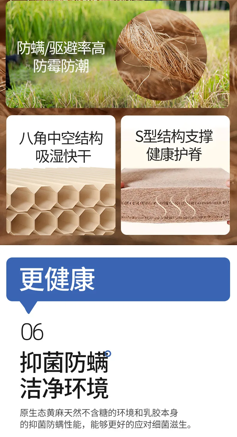 Natural Latex Mattress Home Bedroom Tatami Memory Cotton Pad Padded Rental Single Student Dormitory Thickened
