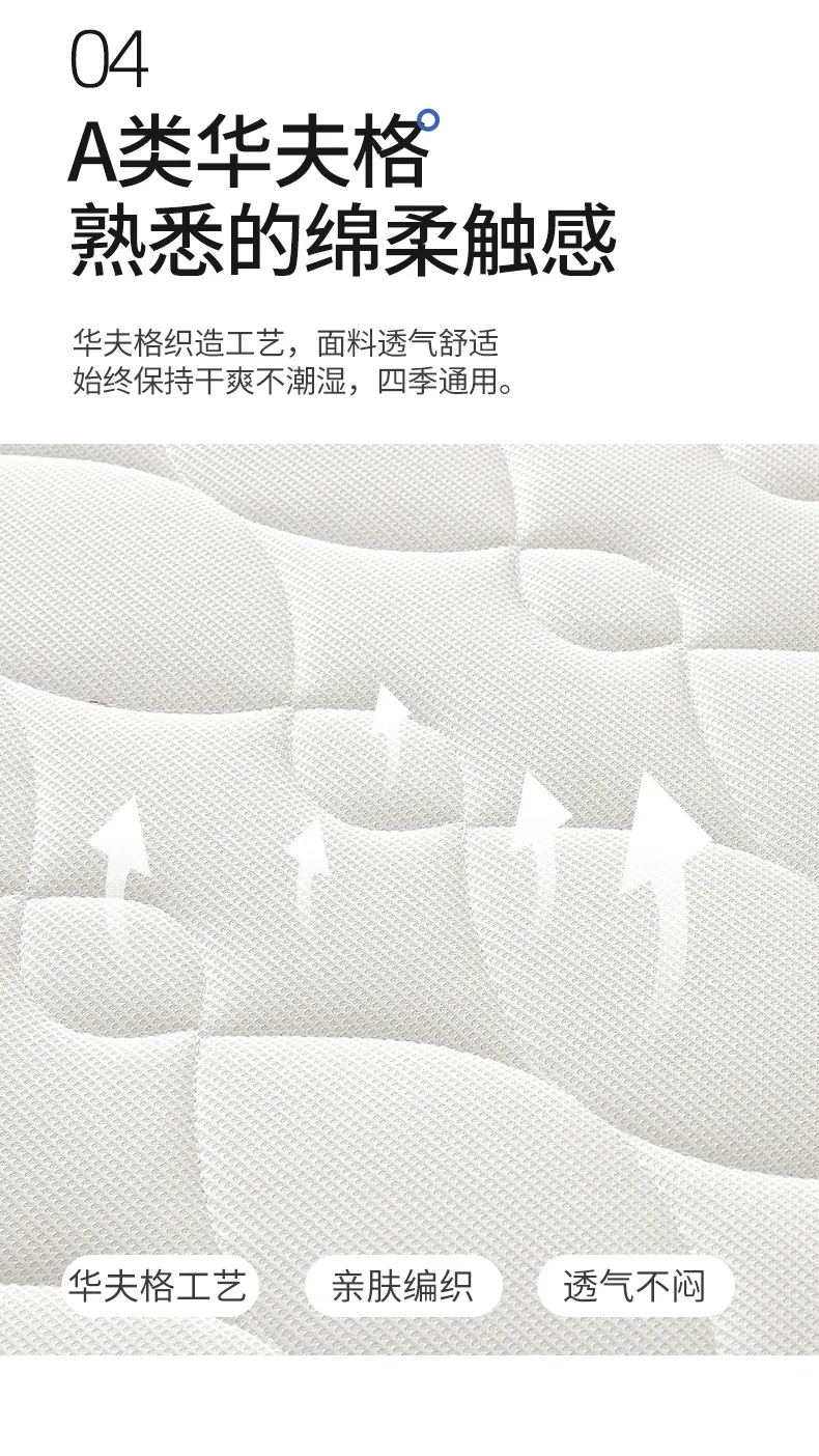 Natural Latex Mattress Home Bedroom Tatami Memory Cotton Pad Padded Rental Single Student Dormitory Thickened