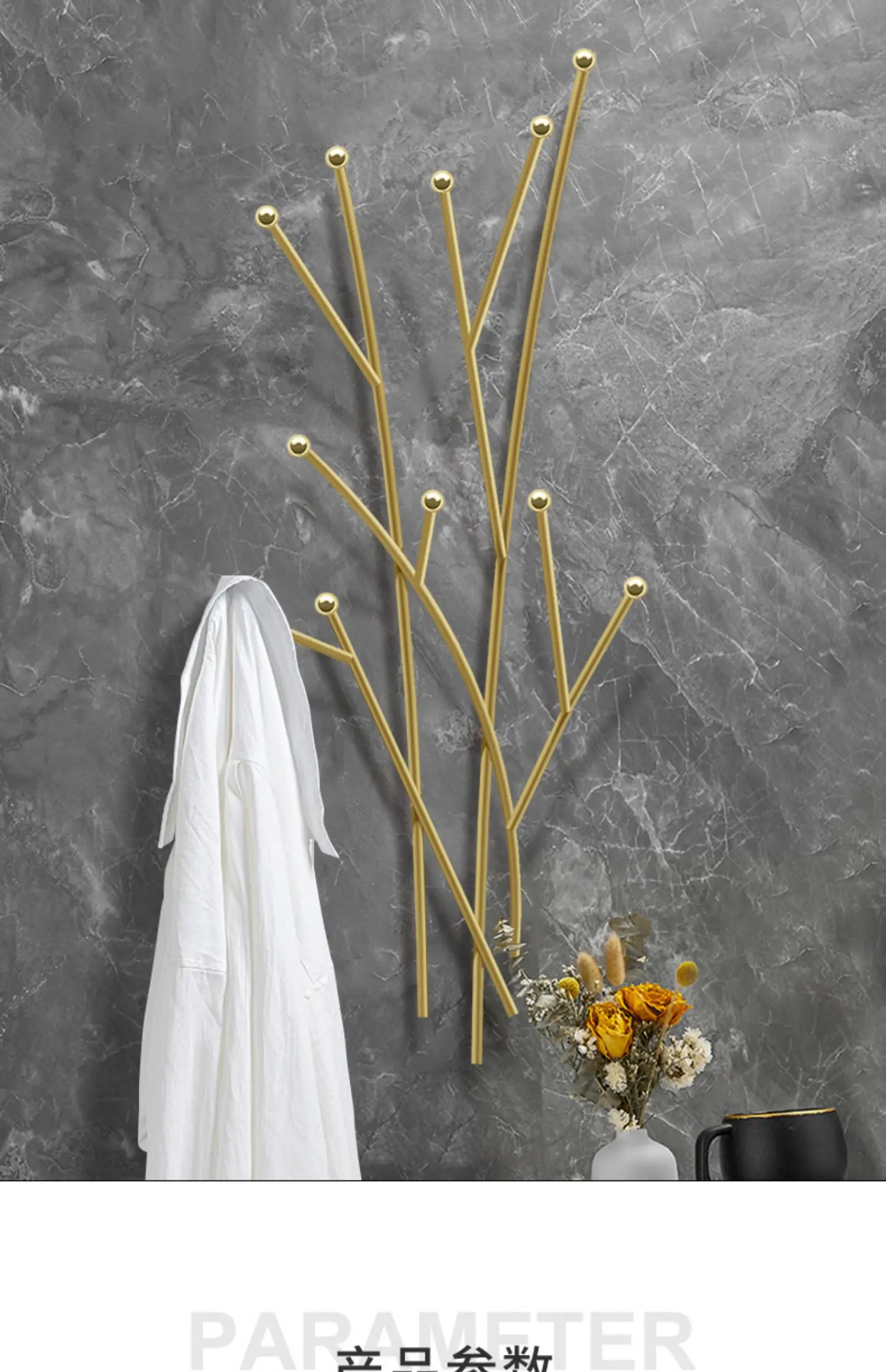 Wall Clothes Coat Racks Space Saving Organizer Minimalist Living Room Coat Racks Hanging Modern Arara De Roupa Home Furniture